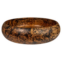 Mid-Century Organic Modern Serving Bowl Carved from Mango Wood, USA, c. 1960's