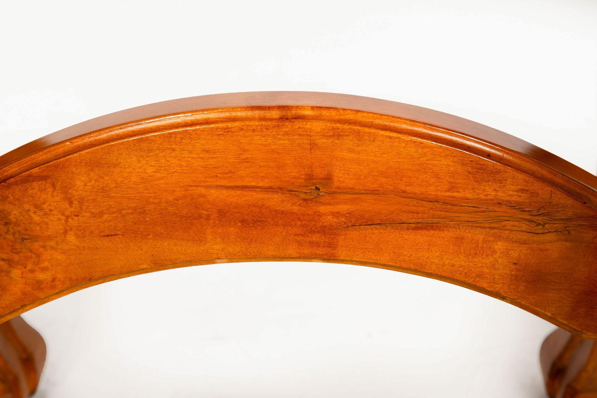 Mesa de centro de abedul con incrustaciones de parquet orgánico modernista de mediados de siglo en venta 5