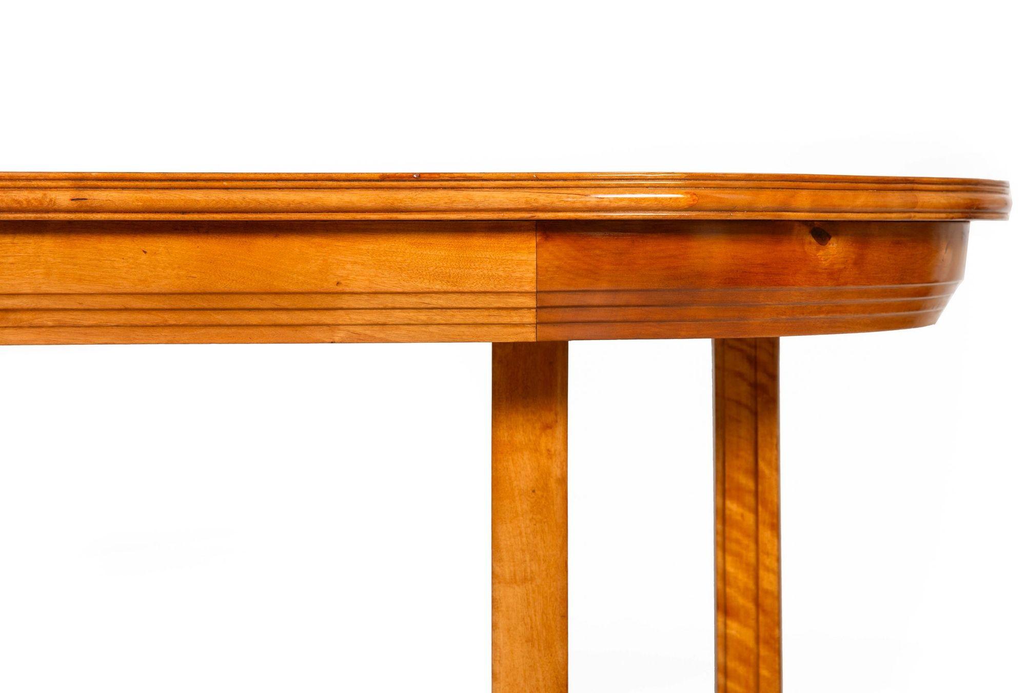 Mesa de centro de abedul con incrustaciones de parquet orgánico modernista de mediados de siglo en venta 3