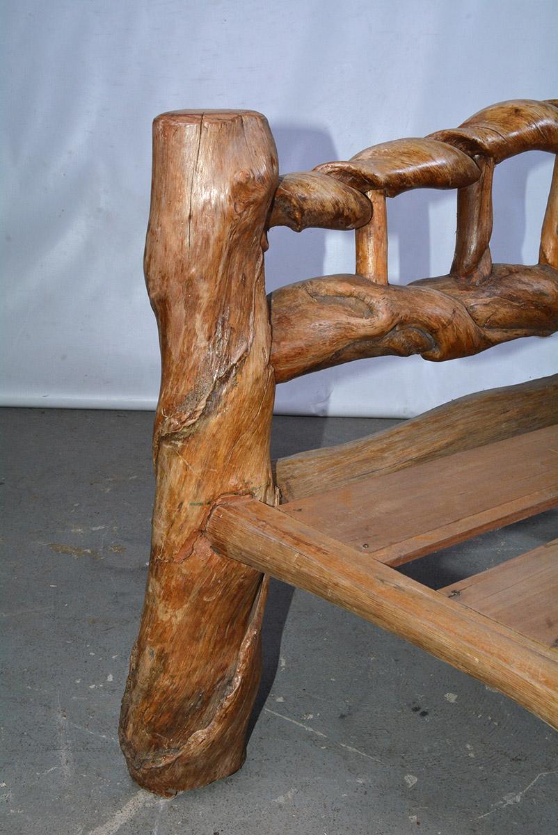 Wood Midcentury Organic Sculptural Lounge Chair For Sale