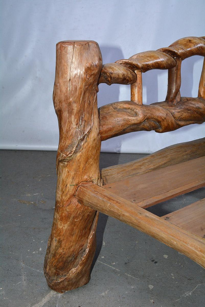 Bois Chaise longue sculpturale organique du milieu du siècle en vente