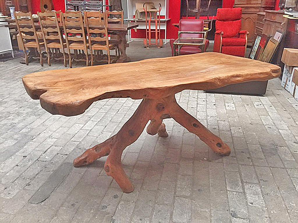 Midcentury Organic Table , brutalist circa 1970 In Good Condition For Sale In Saint-Ouen, FR