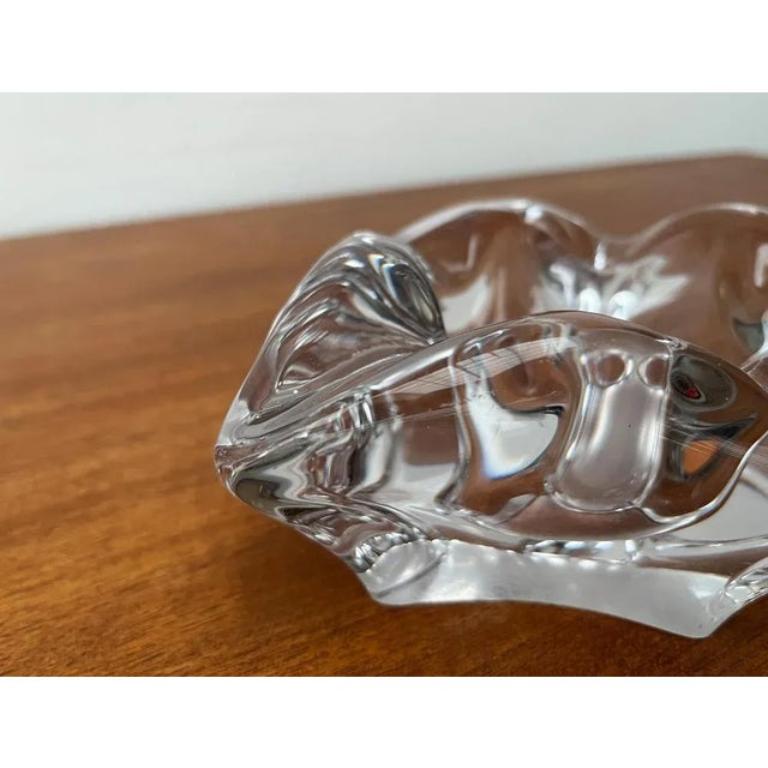 Mid-Century Organically Shaped Glass Ashtray or Bowl, 1960s For Sale 4