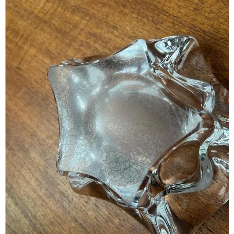 Mid-Century Organically Shaped Glass Ashtray or Bowl, 1960s For Sale 5