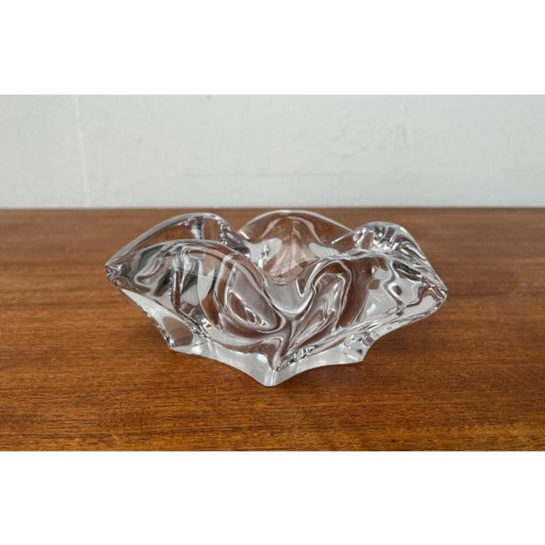Mid-Century Organically Shaped Glass Ashtray or Bowl, 1960s For Sale 6