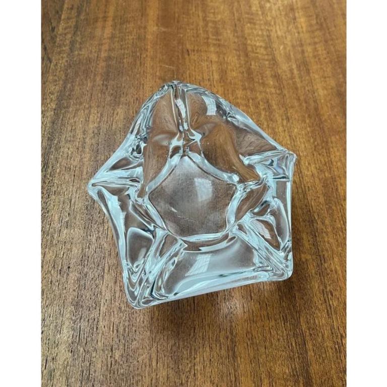 20th Century Mid-Century Organically Shaped Glass Ashtray or Bowl, 1960s For Sale