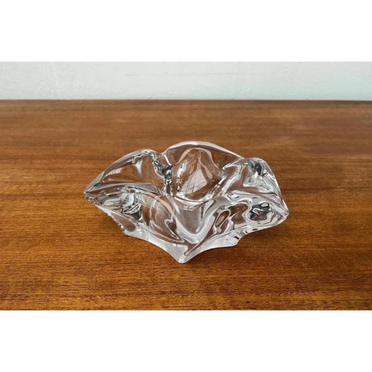 Mid-Century Organically Shaped Glass Ashtray or Bowl, 1960s For Sale 1
