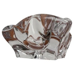 Mid-Century Organically Shaped Glass Ashtray or Bowl, 1960s