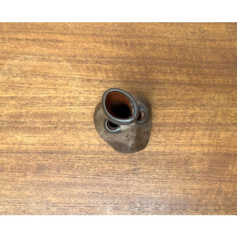 Vaso di Studio Pottery di Montanus & Remy, 1960, a forma organica, di metà secolo in vendita 5