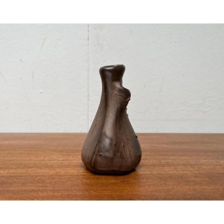 Mid-Century moderno Vaso di Studio Pottery di Montanus & Remy, 1960, a forma organica, di metà secolo in vendita