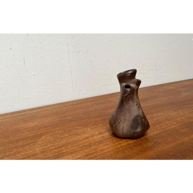 Vaso di Studio Pottery di Montanus & Remy, 1960, a forma organica, di metà secolo In condizioni ottime in vendita a Hamburg, DE