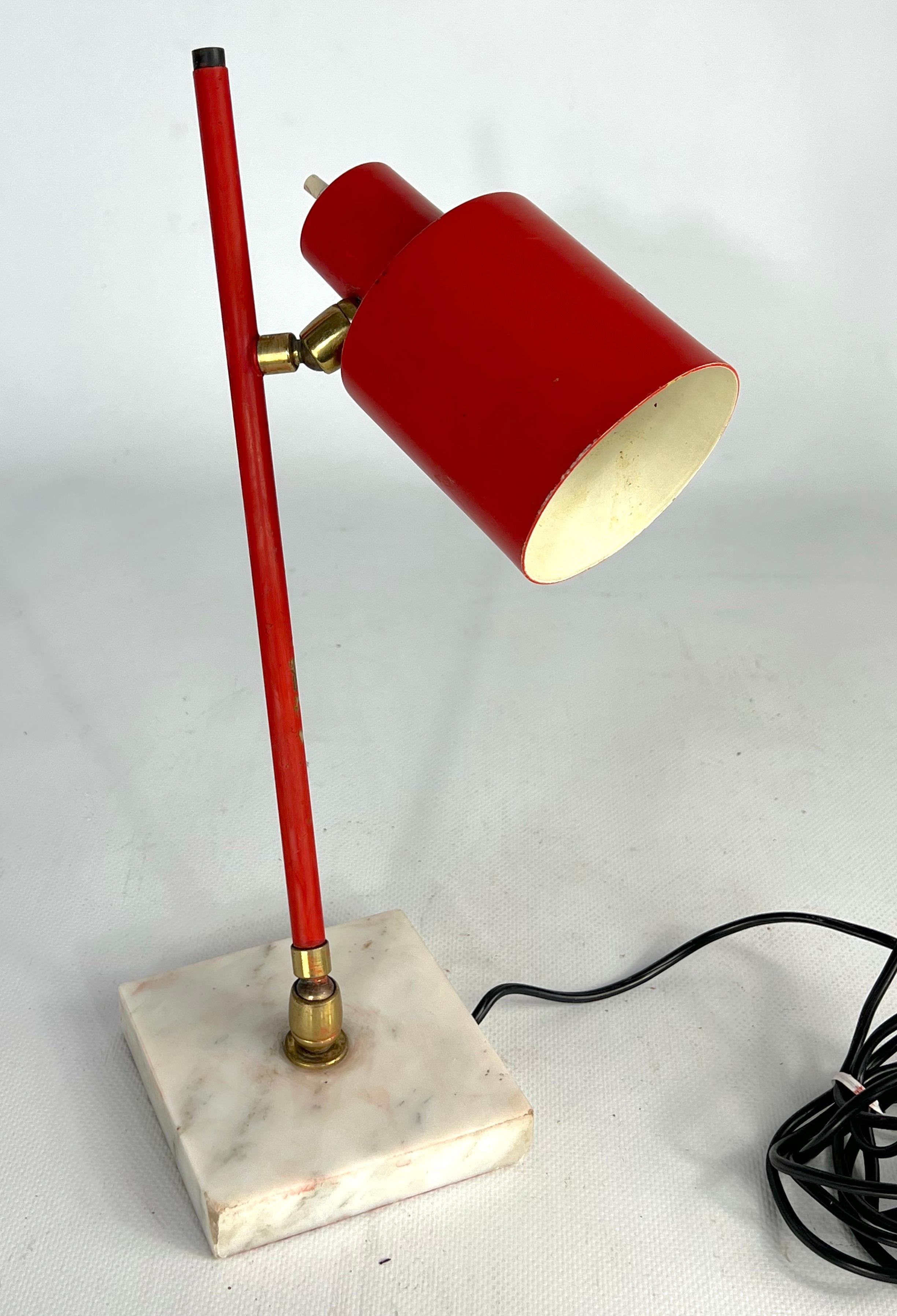 Mid-Century Orientable Stilux Milano Table Lamp from 50s For Sale 4