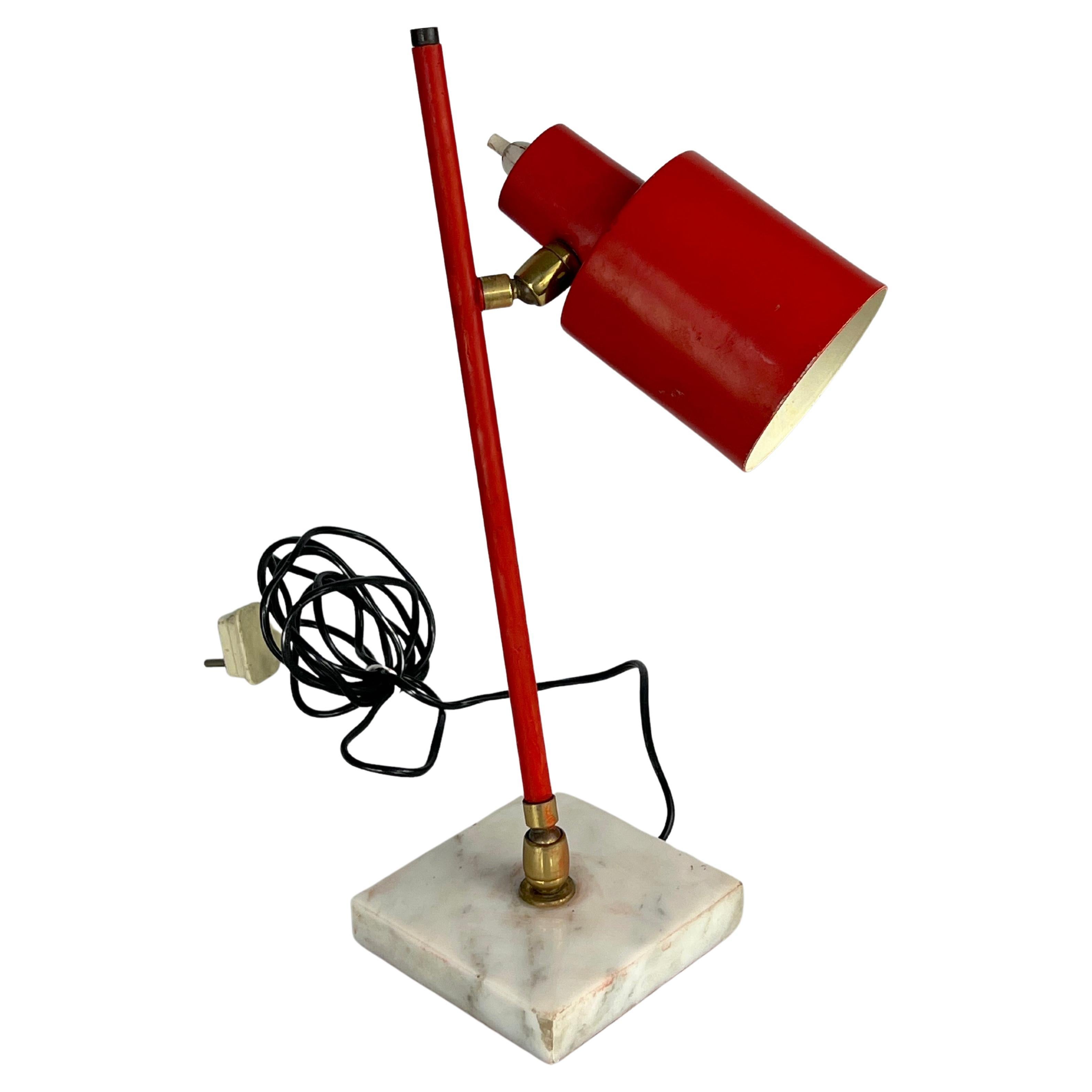 Mid-Century Orientable Stilux Milano Table Lamp from 50s