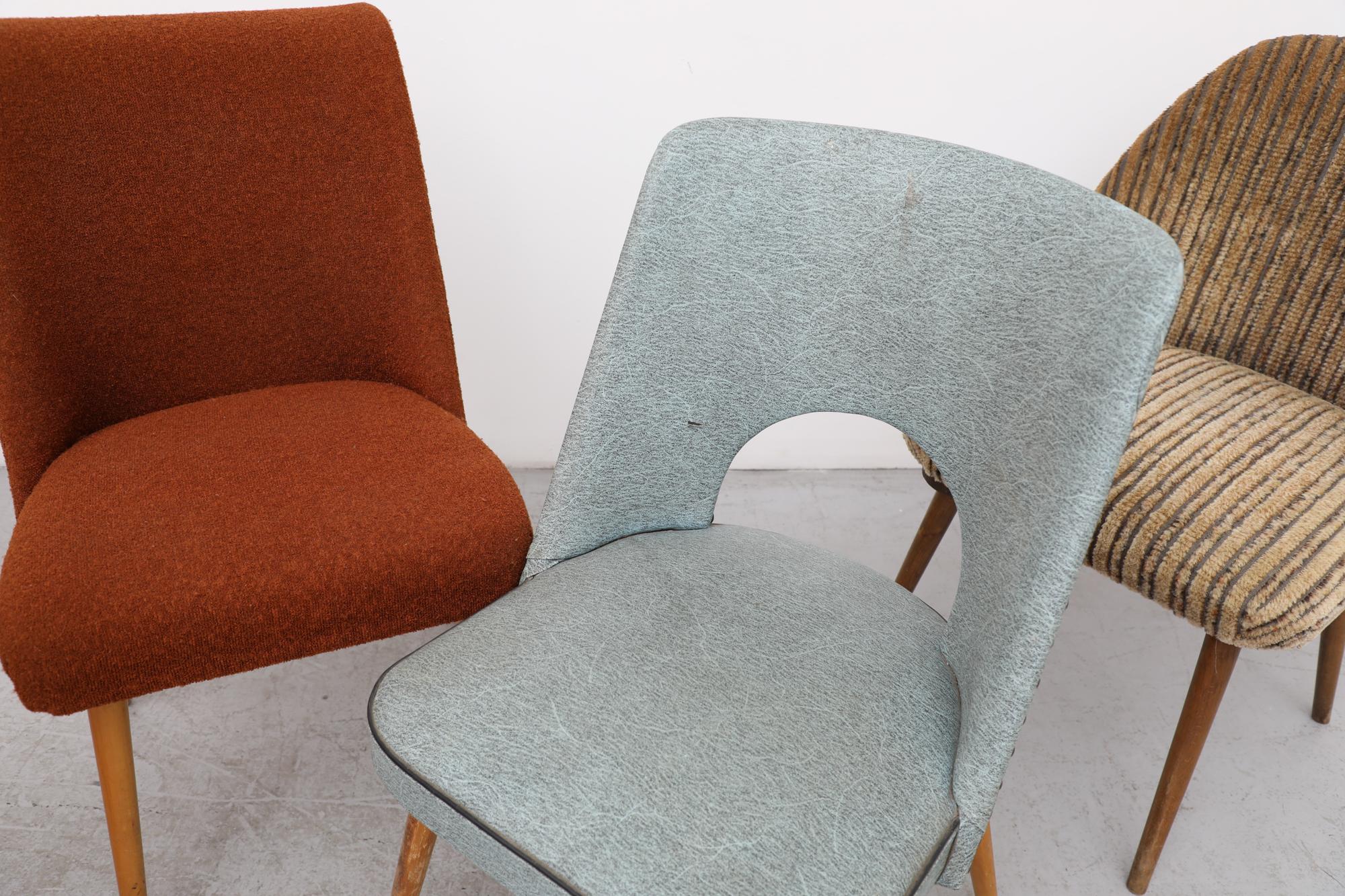 Dutch Midcentury Original Assorted Cocktail Chairs For Sale