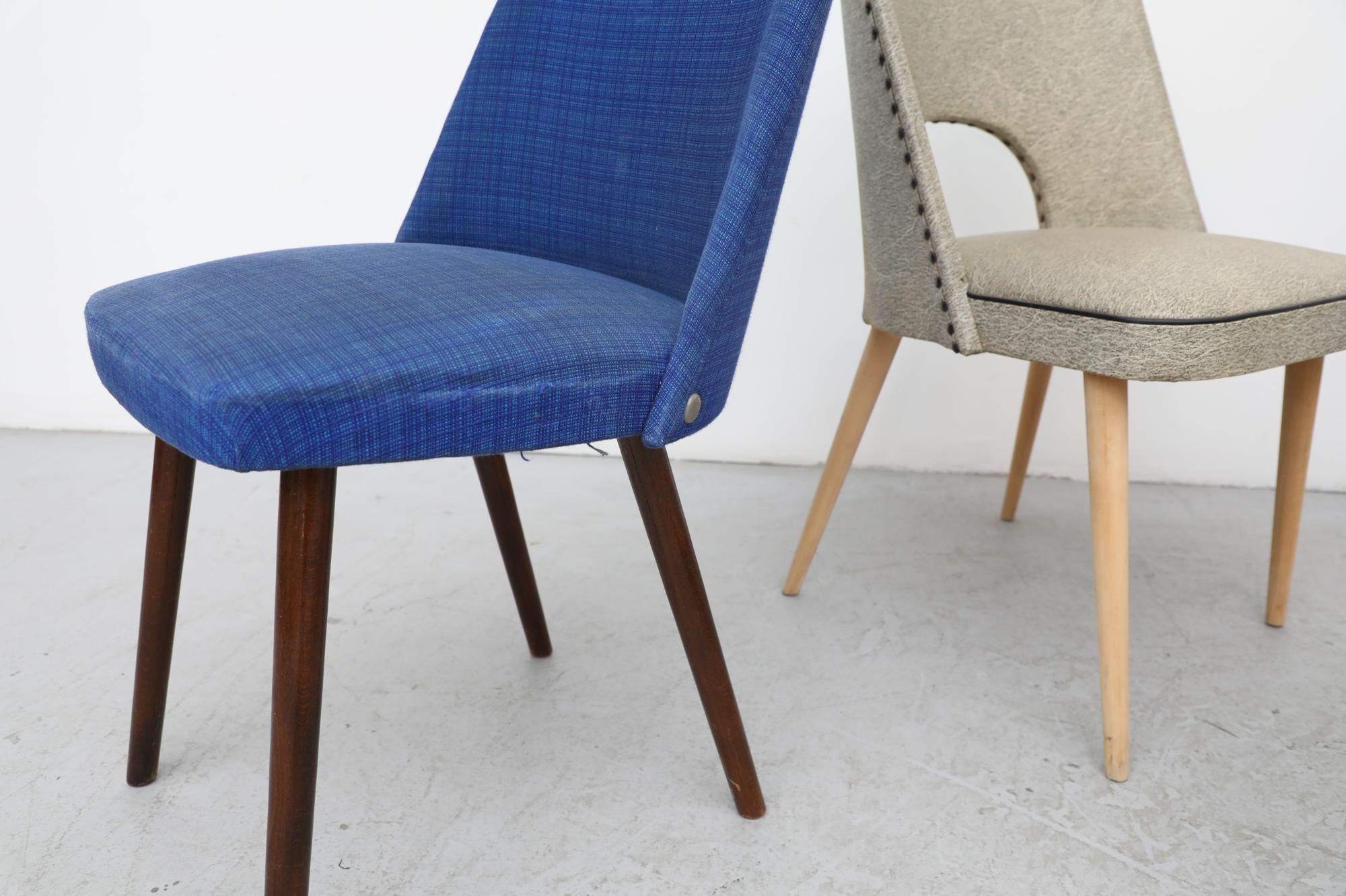 Upholstery Midcentury Original Assorted Cocktail Chairs For Sale