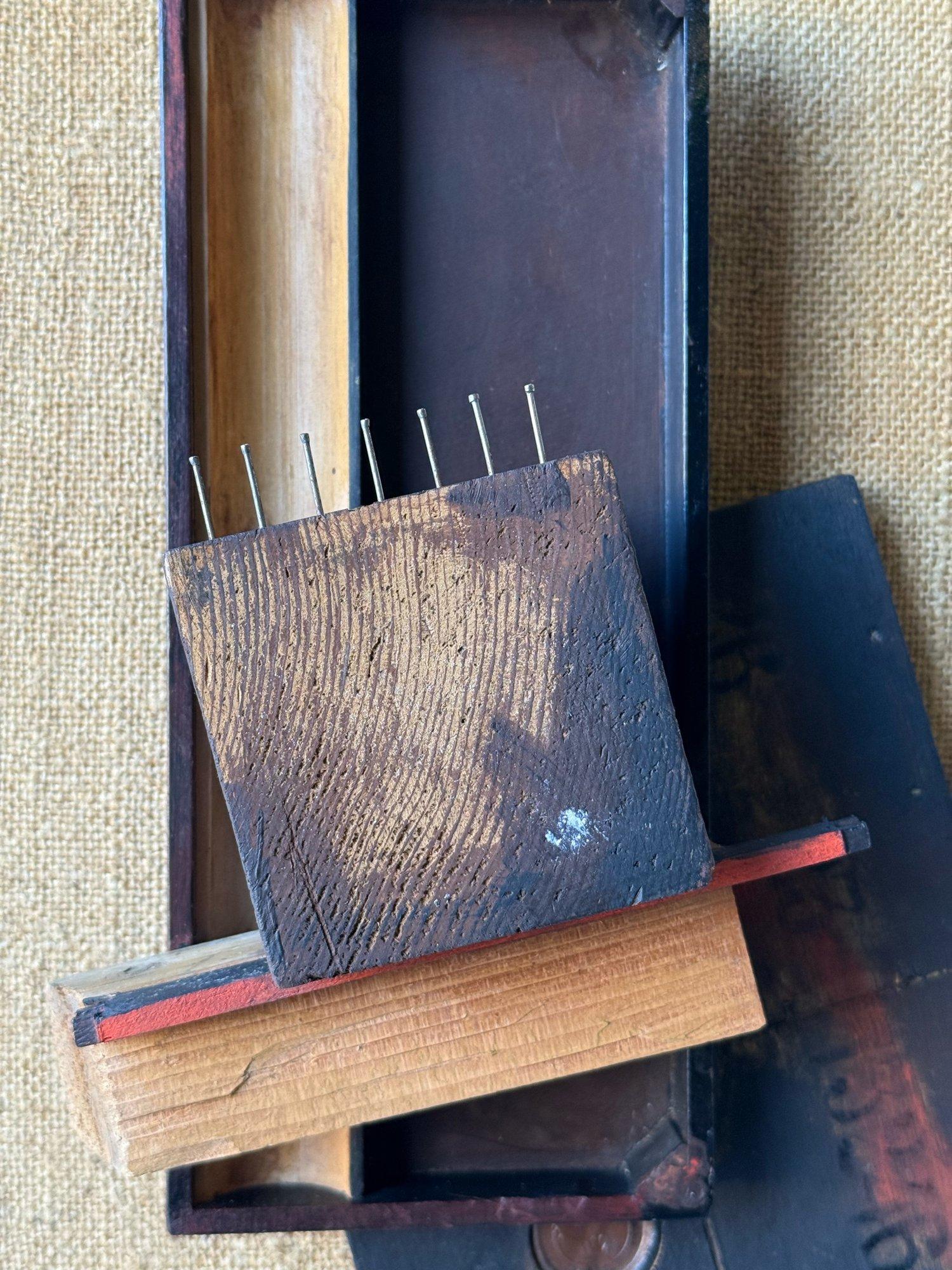 Late 20th Century Mid-Century Original Brutalist Wall Art by Jean Olds For Sale