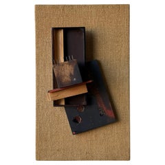 Mid-Century Original Brutalist Wall Art by Jean Olds