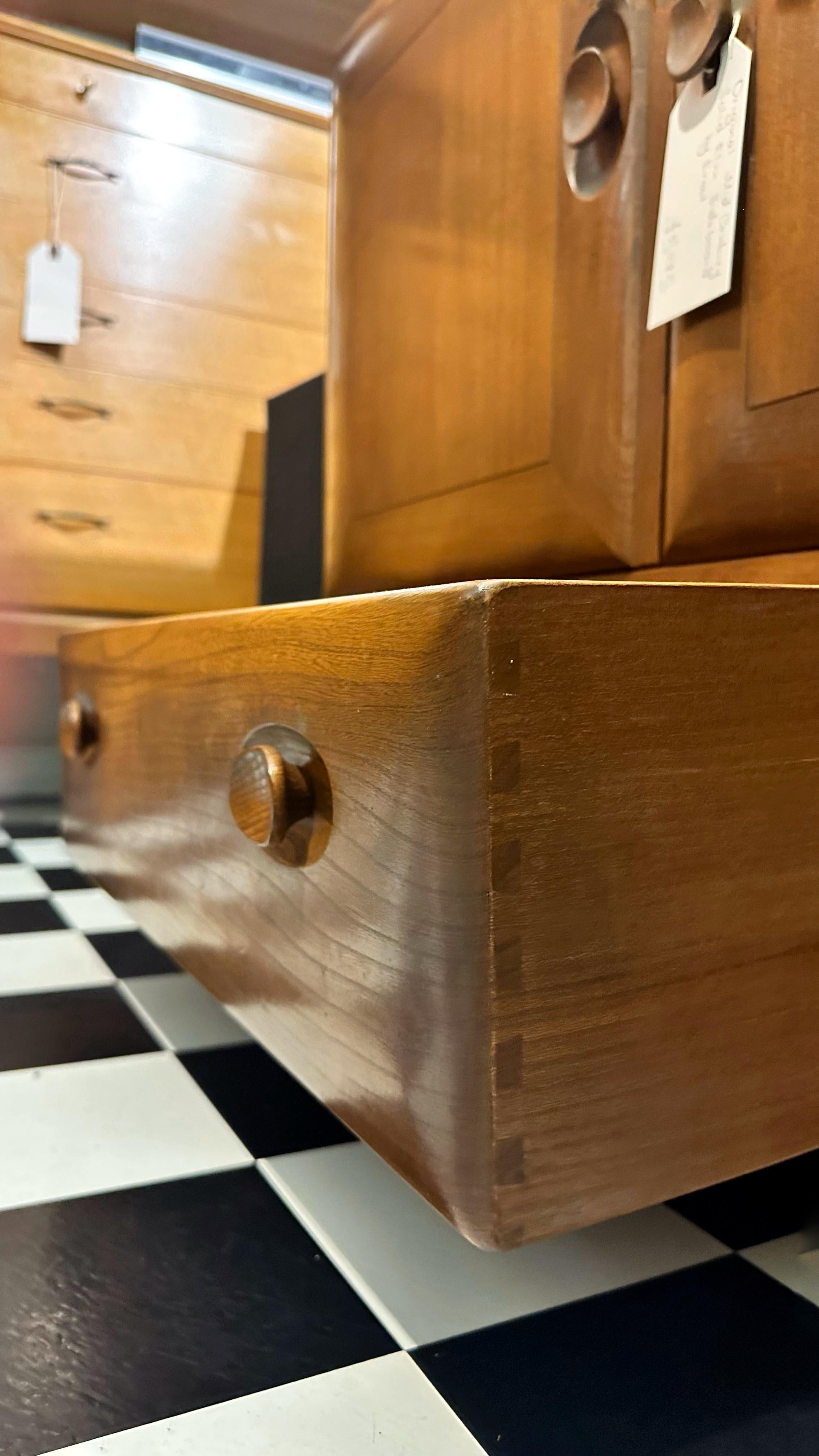 Mid Century Original Vintage 1960s Solid Elm Sideboard by Ercol 6