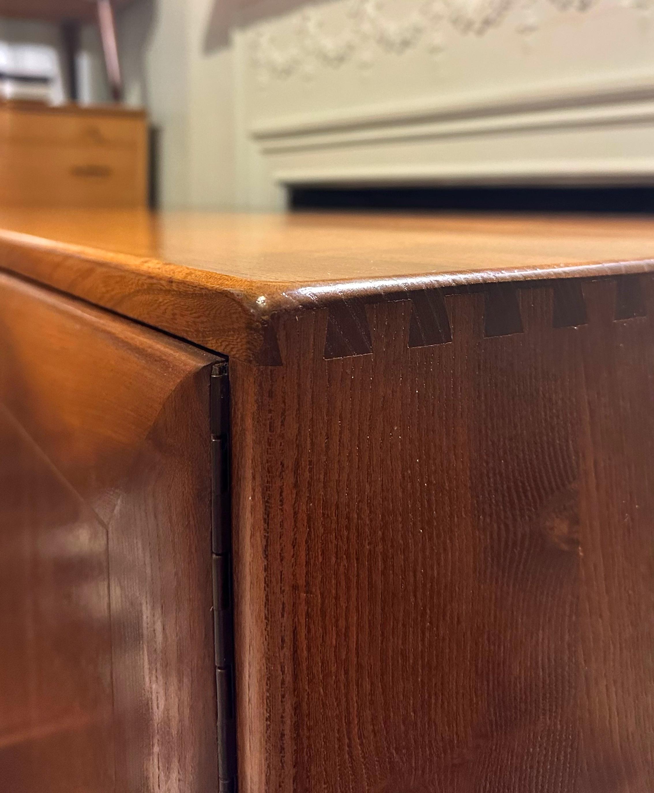 Mid Century Original Vintage 1960s Solid Elm Sideboard by Ercol 7