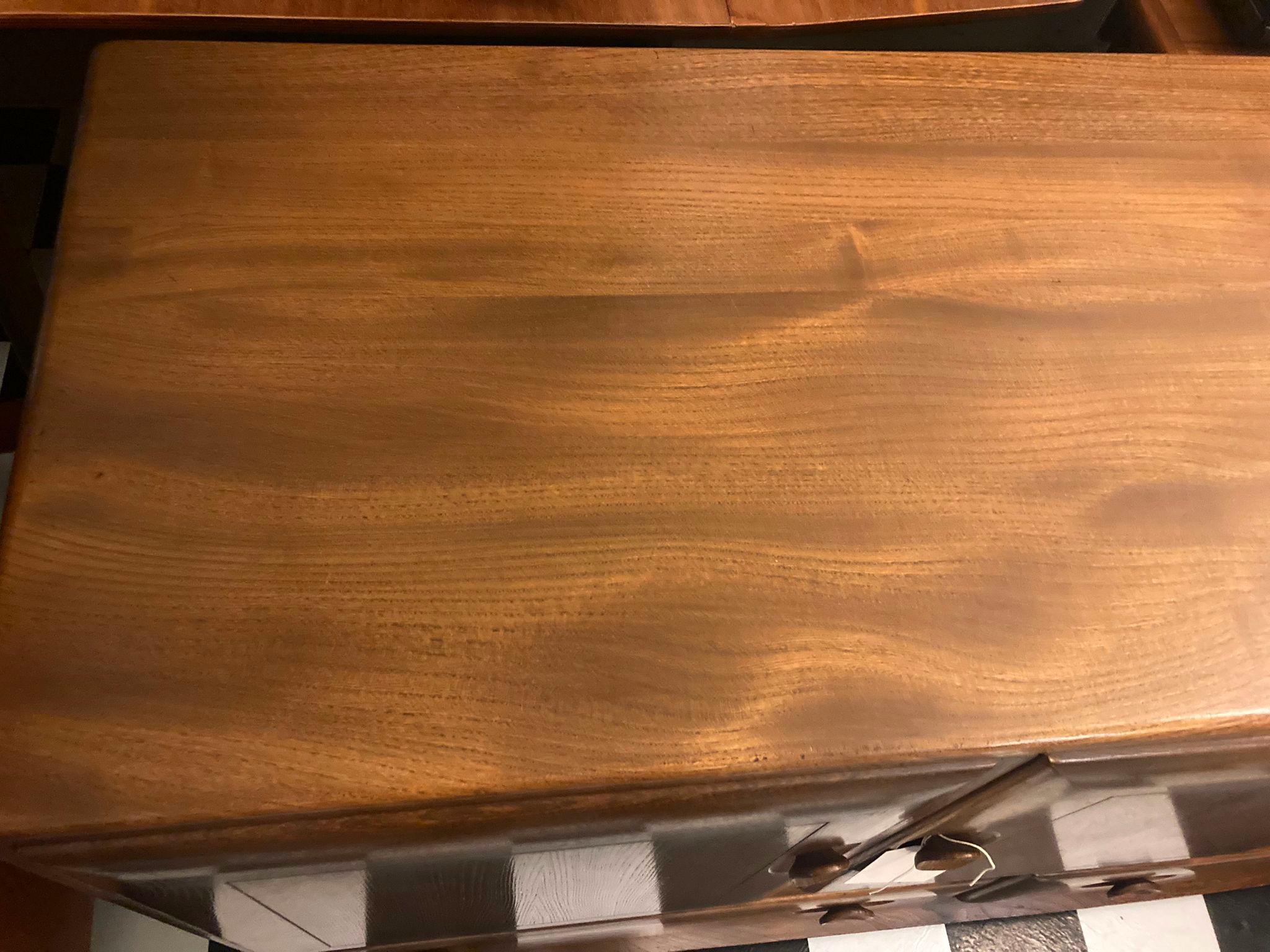 Mid Century Original Vintage 1960s Solid Elm Sideboard by Ercol 3