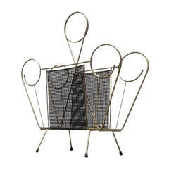 Mid-Century Ornamental Magazine Rack, 1960s