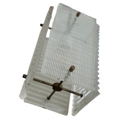 Colgante de pasillo de cristal Orrefors de mediados de siglo. 1960s