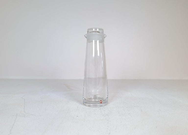 Mid-Century Orrefors Kosta and Johansfors Crystal Decanters with Stopper Sweden For Sale 6