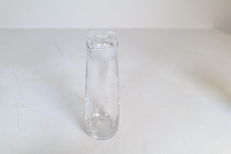 Mid-Century Orrefors Kosta and Johansfors Crystal Decanters with Stopper Sweden For Sale 7