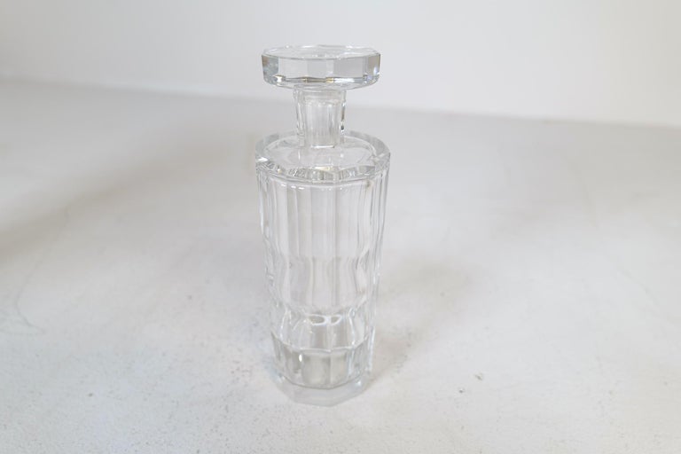 Mid-Century Orrefors Kosta and Johansfors Crystal Decanters with Stopper Sweden For Sale 3