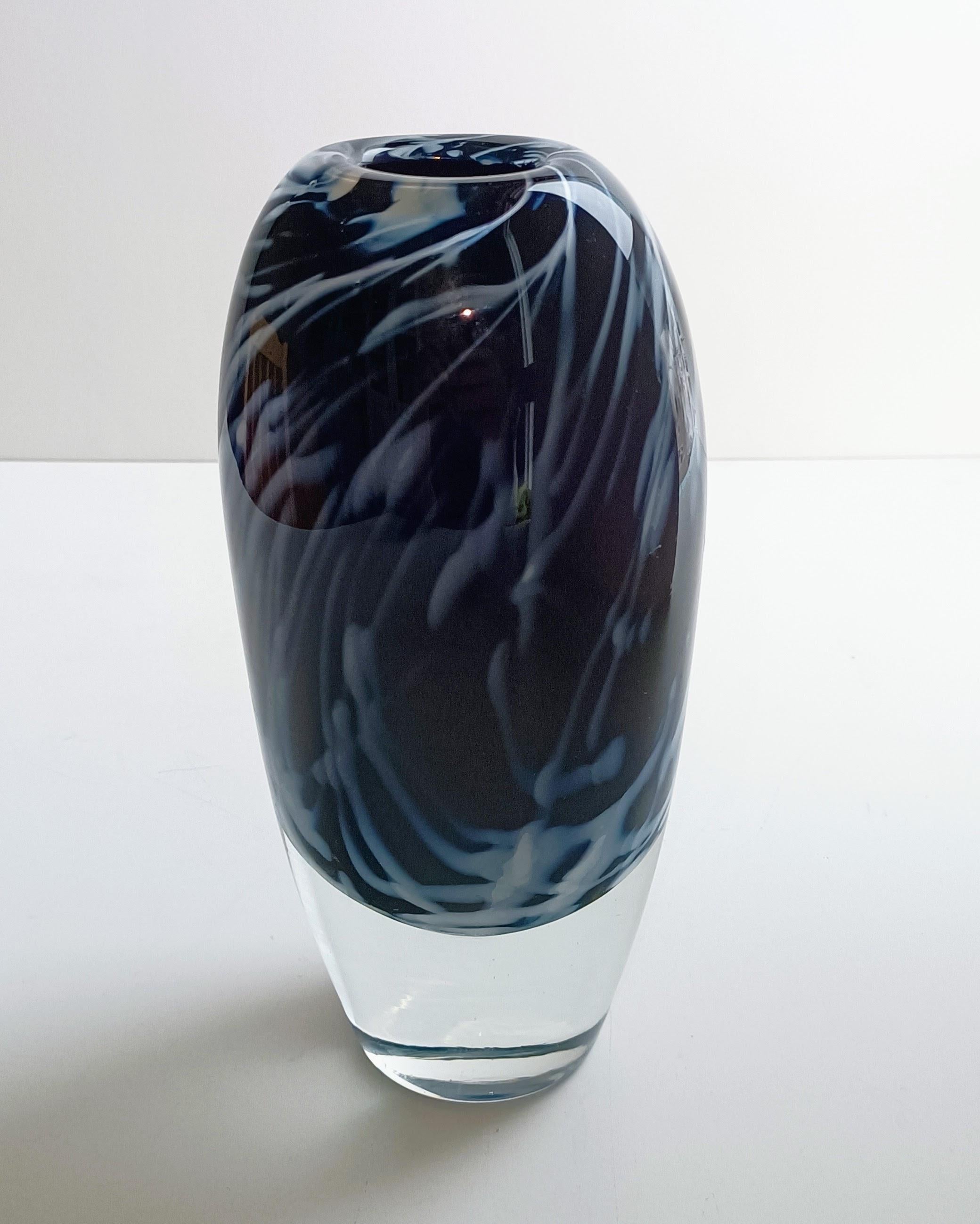 Hand-Crafted Scandinavian Modern Art Glass Orrefors by Walter Johansson, Signed and Numbered For Sale