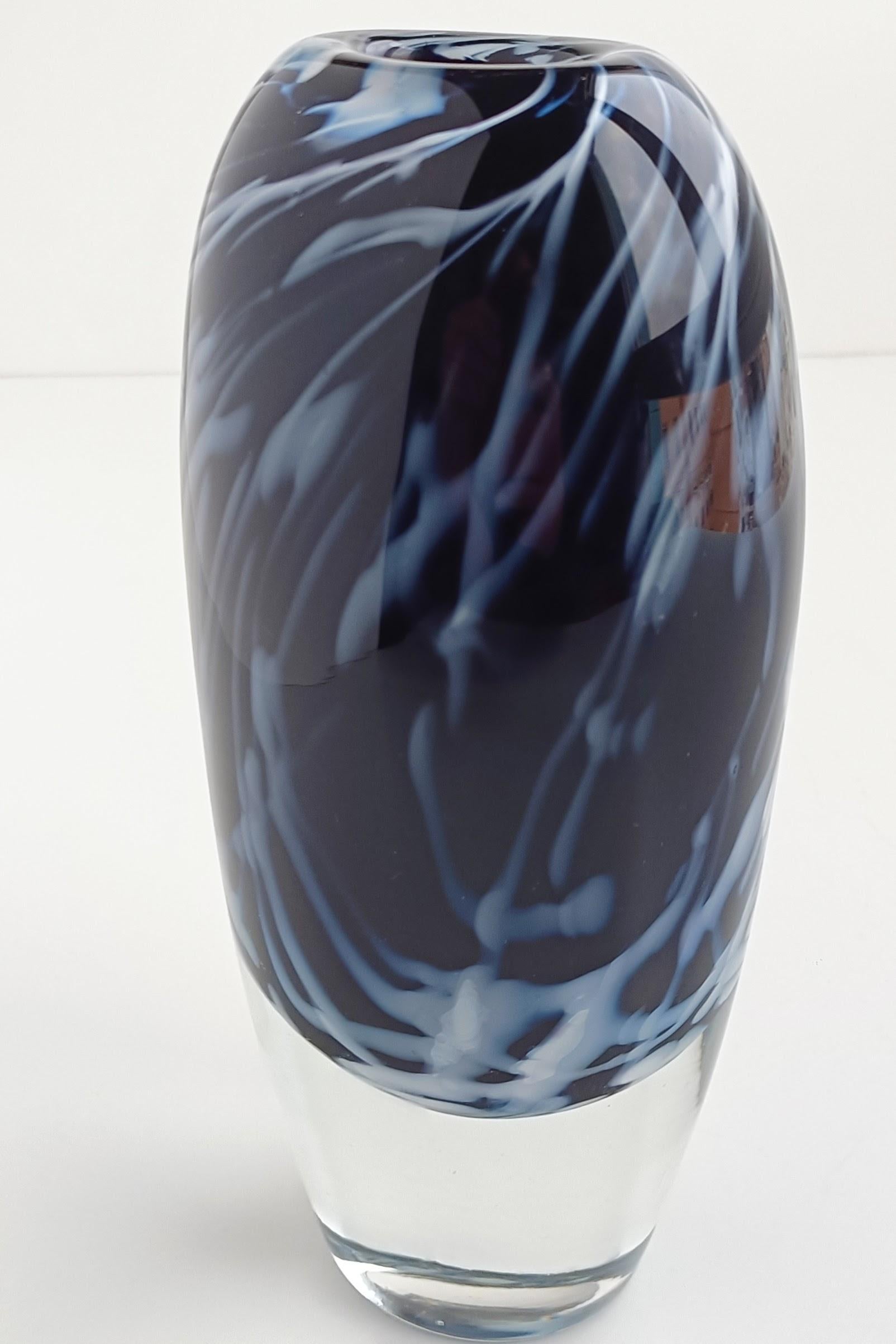 Scandinavian Modern Art Glass Orrefors by Walter Johansson, Signed and Numbered In Excellent Condition For Sale In VALENCIA, ES