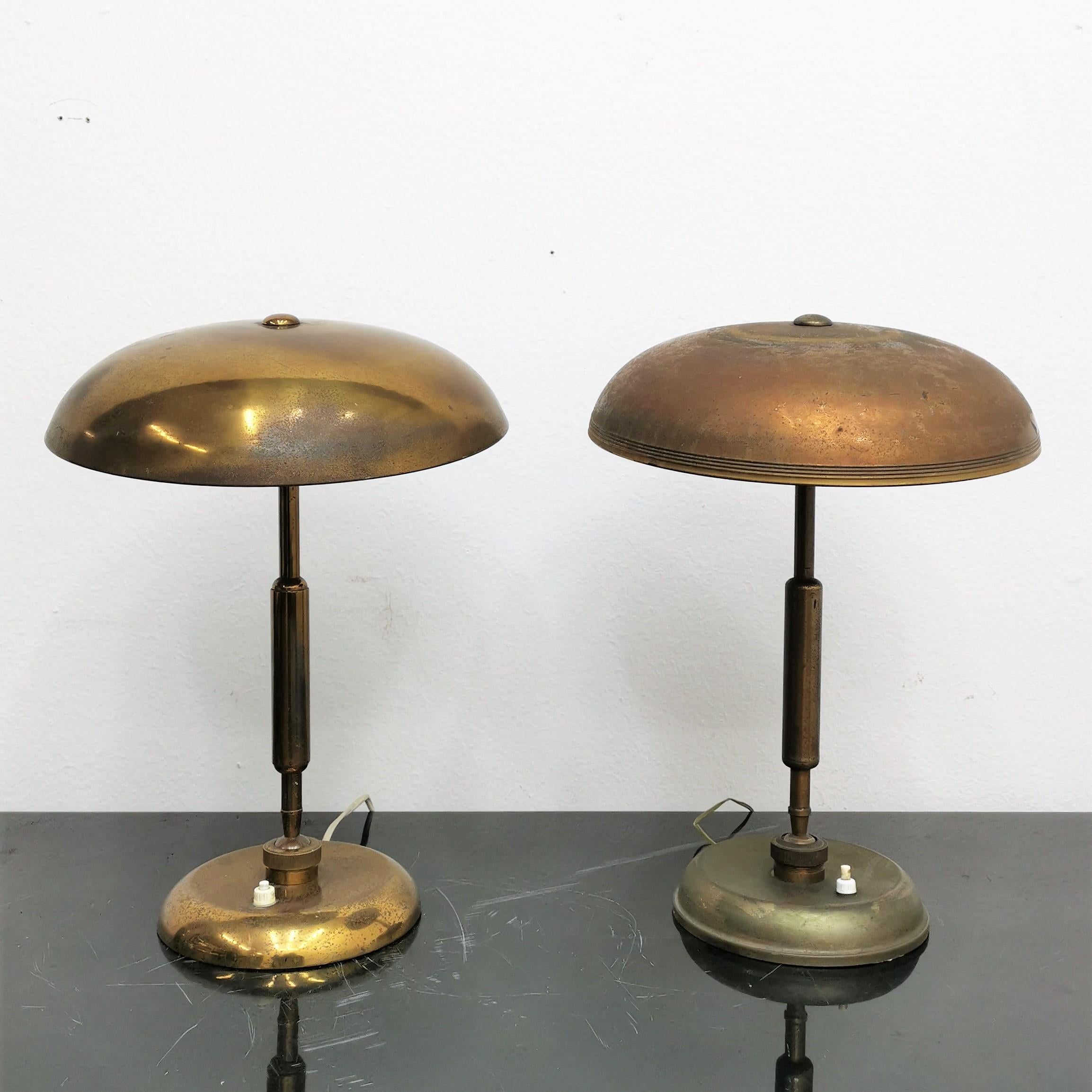 Mid-Century Oscar Torlasco Adjustable Brass Table Lamp 50s, Italy 11