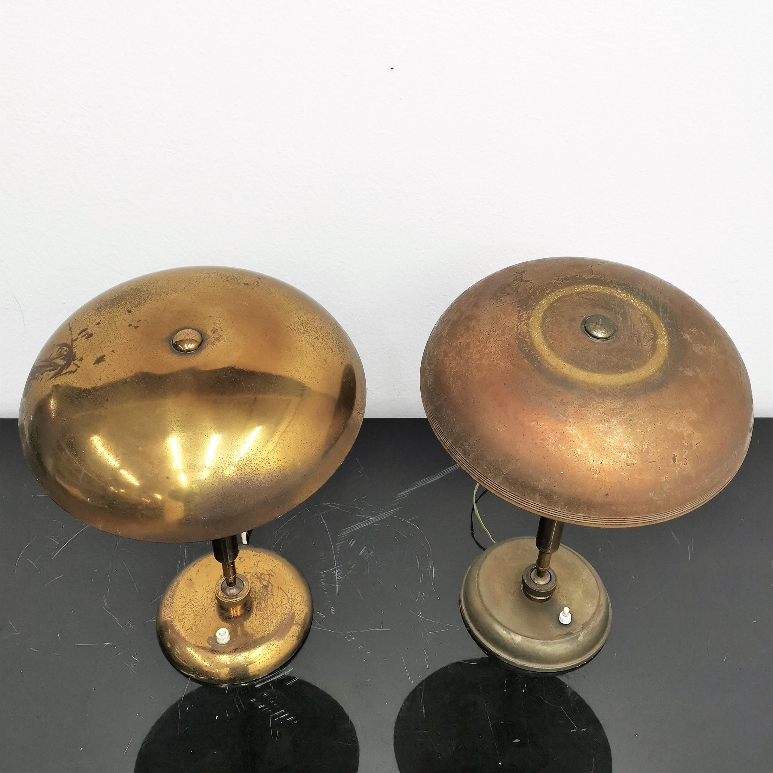 Mid-Century Oscar Torlasco Adjustable Brass Table Lamp 50s, Italy 12