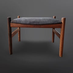Mid century ottoman by Hugo Frandsen for Spøtrup, Denmark 1960s