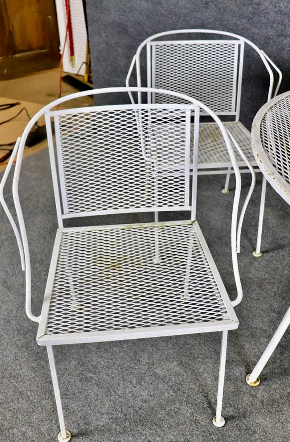 Set da pranzo per esterni di metà secolo In condizioni buone in vendita a Brooklyn, NY