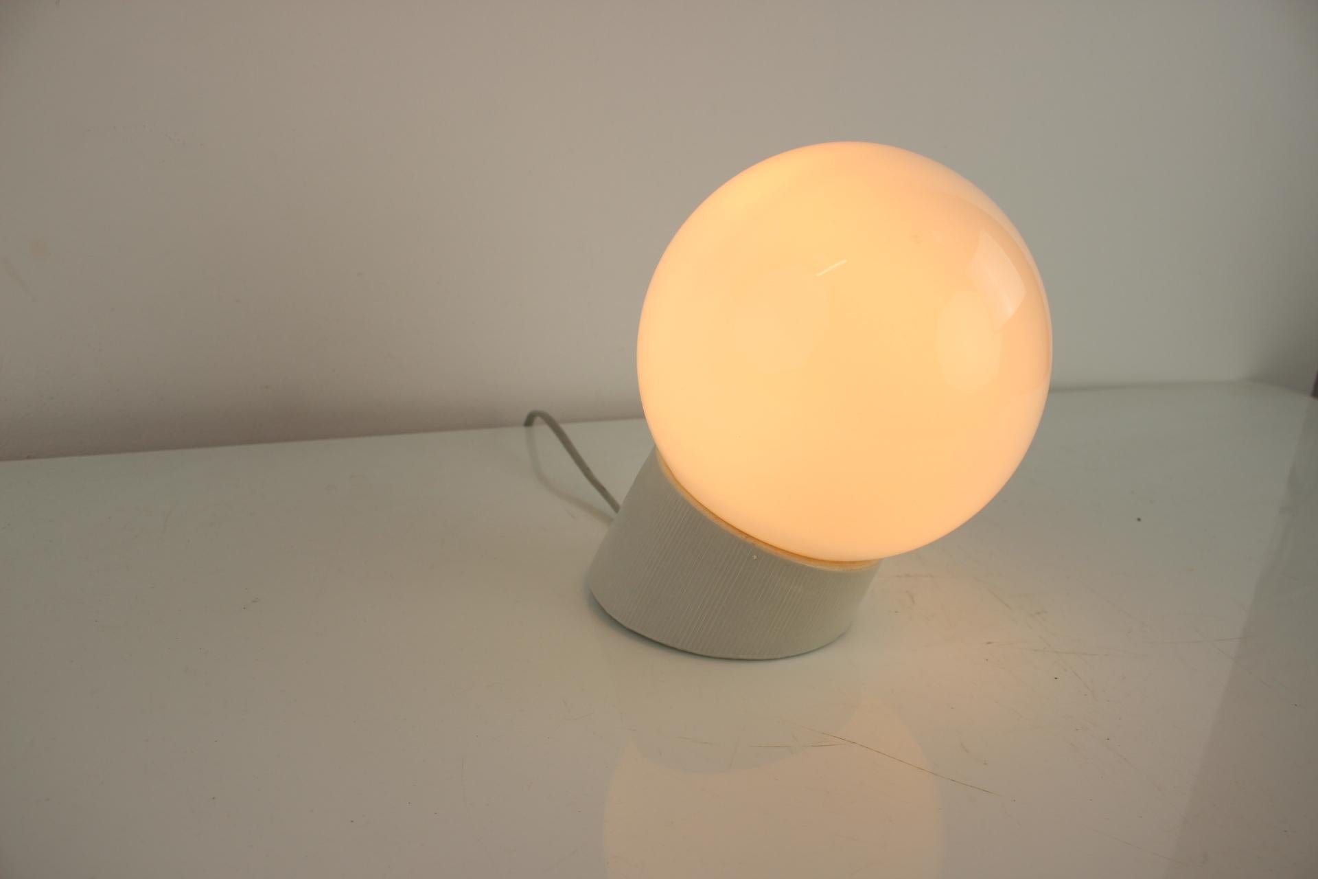 Mid-Century Outdoor Porcelain Lamp, 1950's For Sale 2