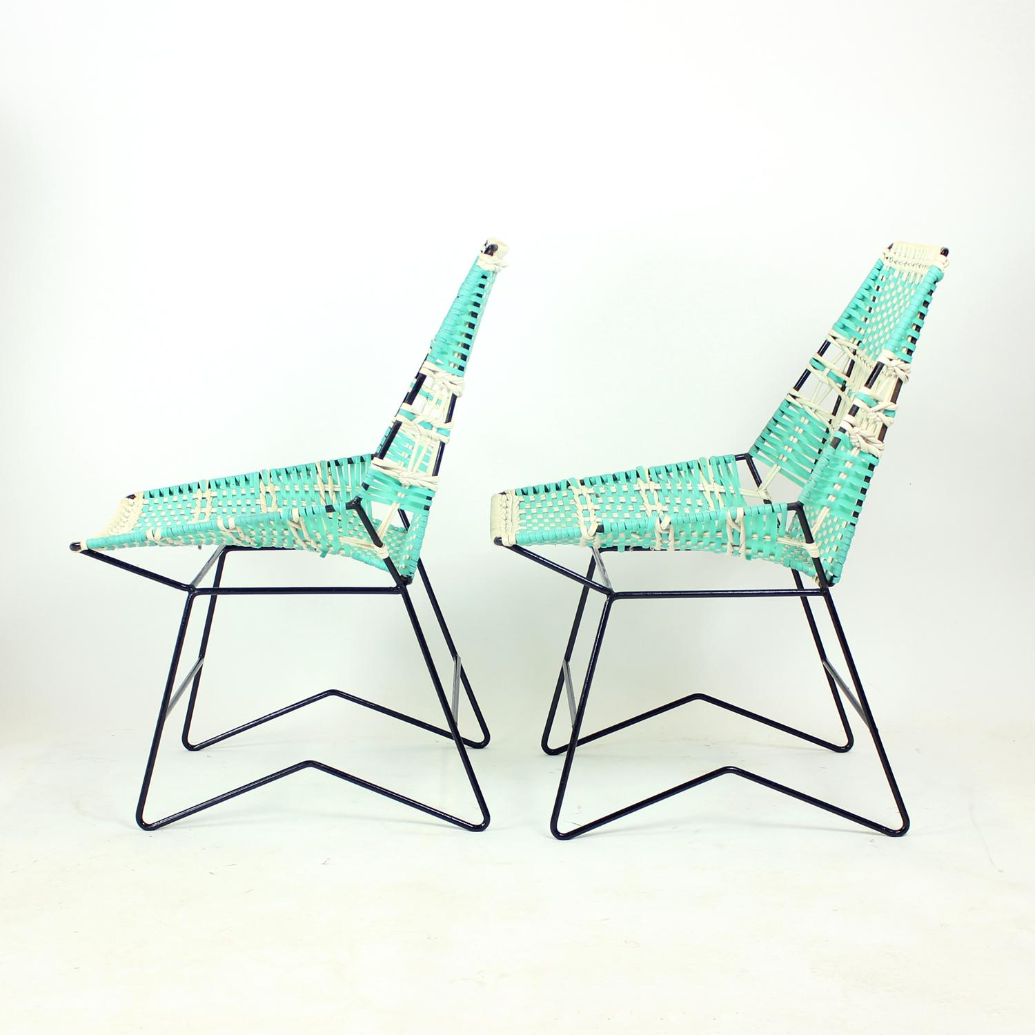 Mid Century Sitzgarnitur für draußen, Tschechoslowakei, 1960er Jahre im Zustand „Gut“ im Angebot in Zohor, SK