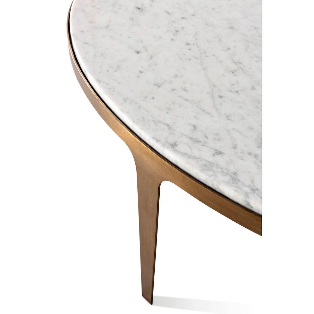 Table basse ovale du milieu du siècle Neuf - En vente à Westwood, NJ