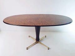 Mid Century Oval Dining Table Italy