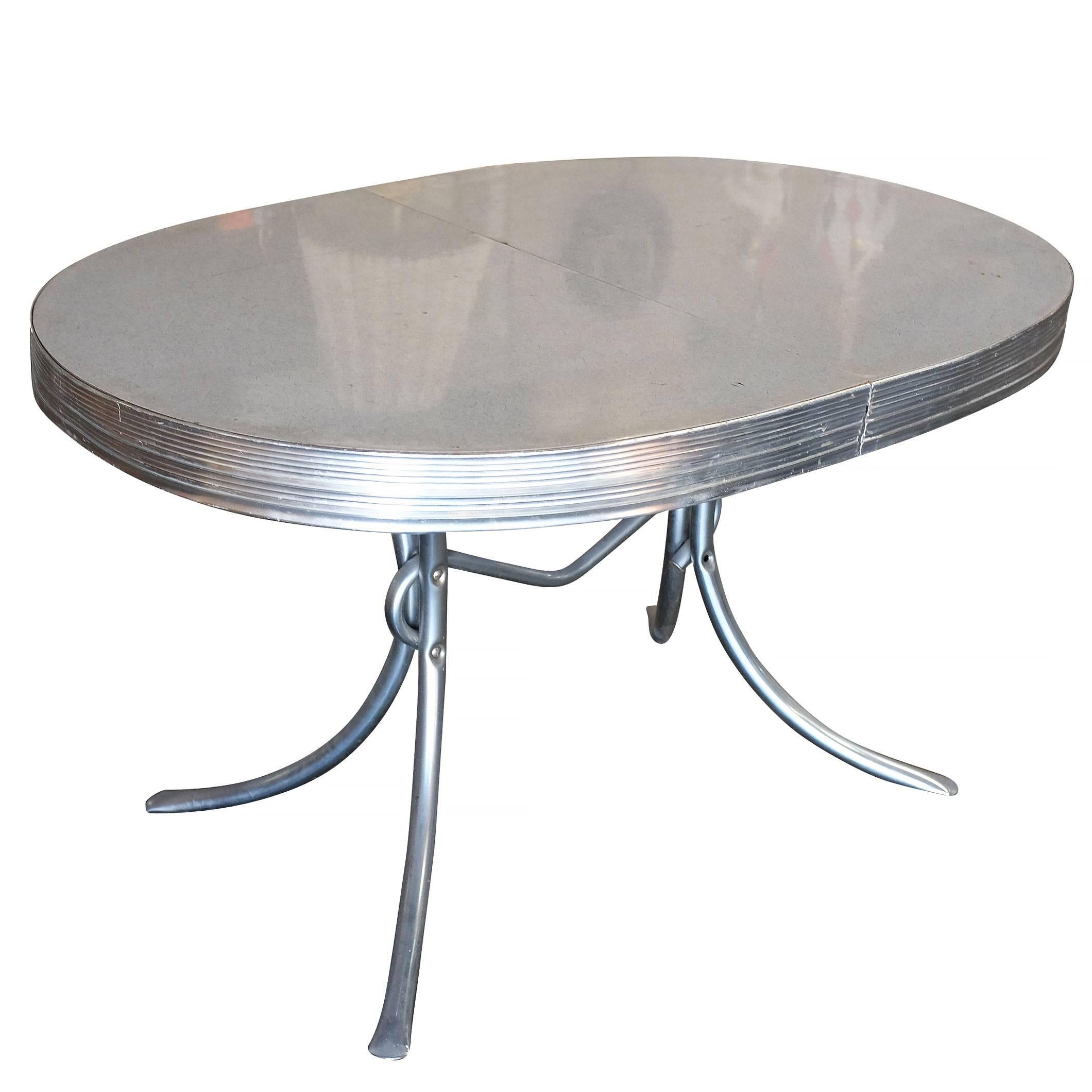 value of 1950s chrome and formica table