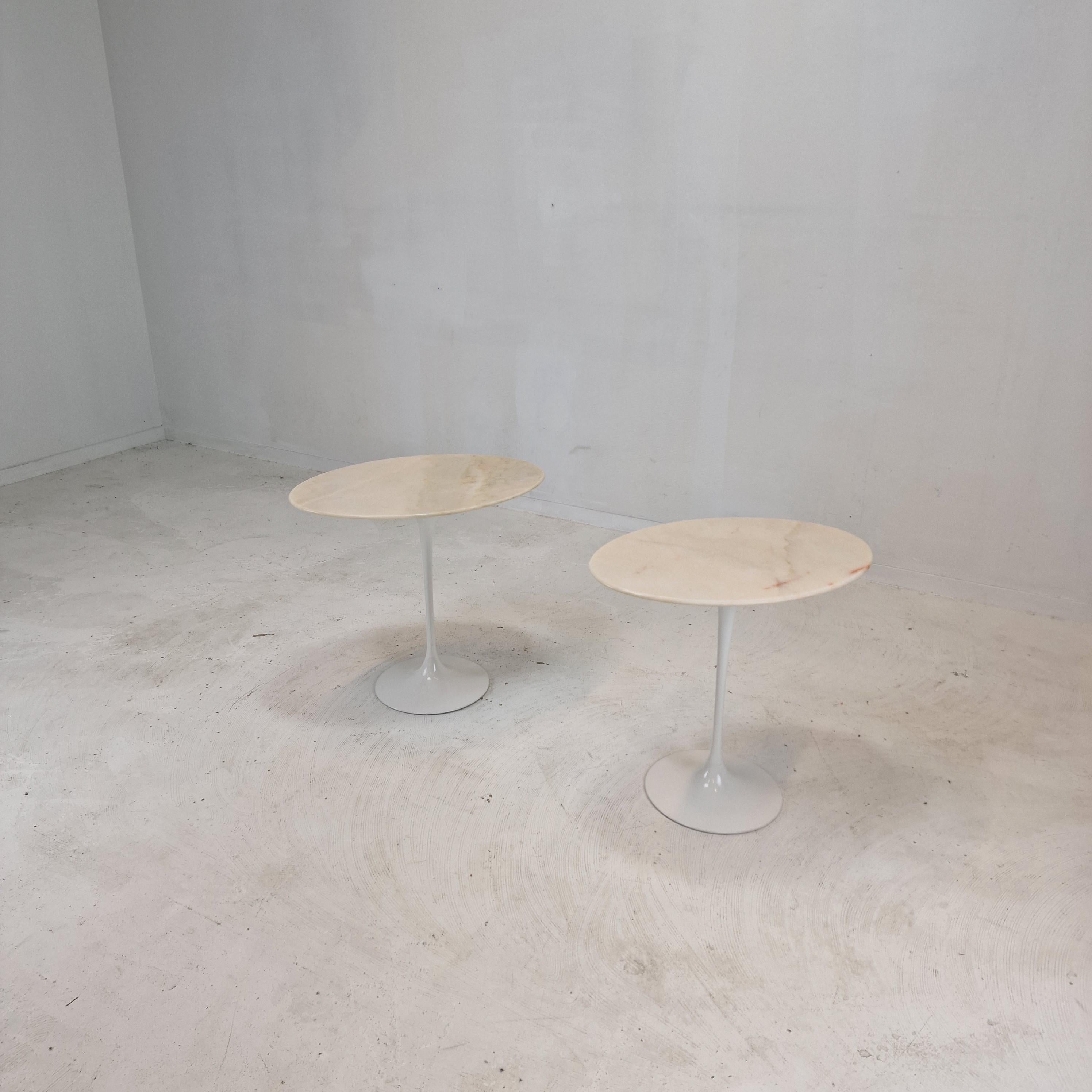 Table d'appoint ovale en marbre du milieu du siècle dernier d'Eero Saarinen pour Knoll en vente 8