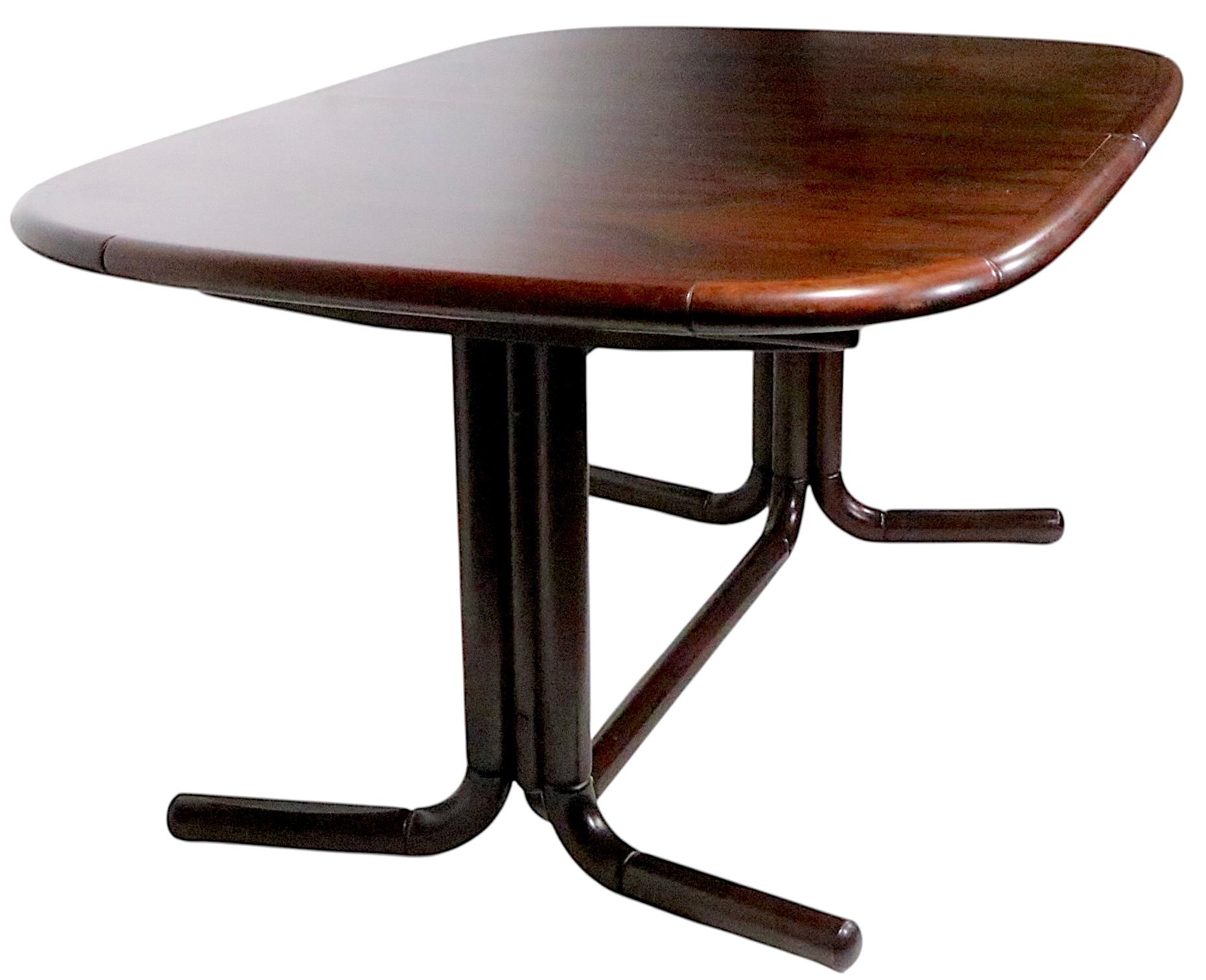 Palo de rosa ovalado de mediados de siglo  Mesa de comedor moderna danesa de Boltinge c. 1960/70 en venta 5