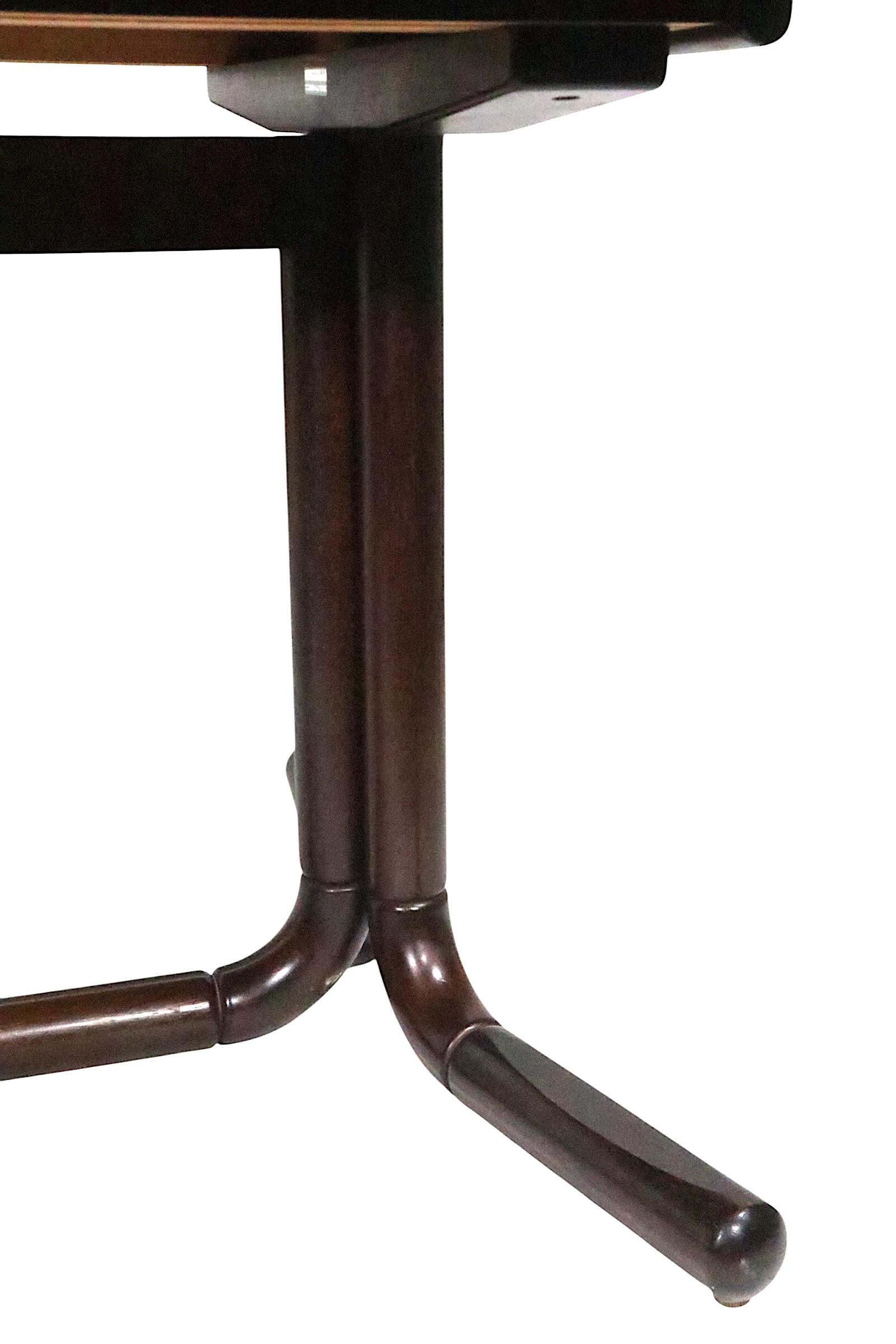 Palo de rosa ovalado de mediados de siglo  Mesa de comedor moderna danesa de Boltinge c. 1960/70 en venta 7