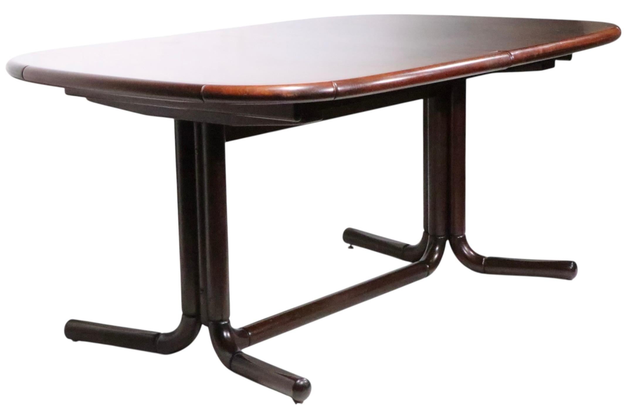 Palo de rosa ovalado de mediados de siglo  Mesa de comedor moderna danesa de Boltinge c. 1960/70 en venta 10