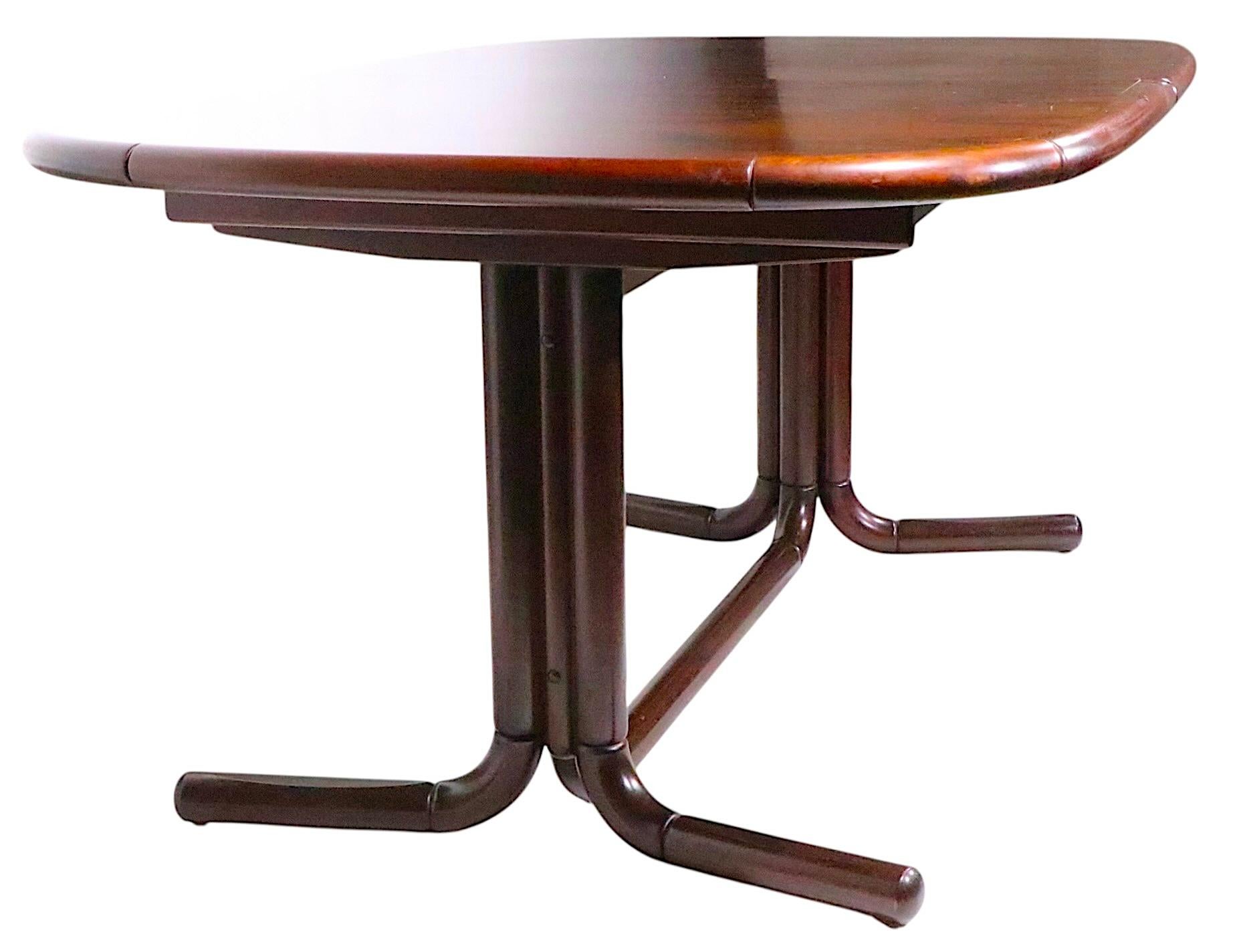 Palo de rosa ovalado de mediados de siglo  Mesa de comedor moderna danesa de Boltinge c. 1960/70 en venta 3