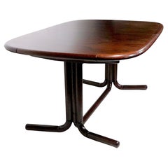 Mid Century Oval Rosewood  Danish Modern Dining Table by Boltinge c. 1960/70's