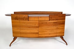 Ovales Sideboard aus der Jahrhundertmitte von Cecotti Collezioni