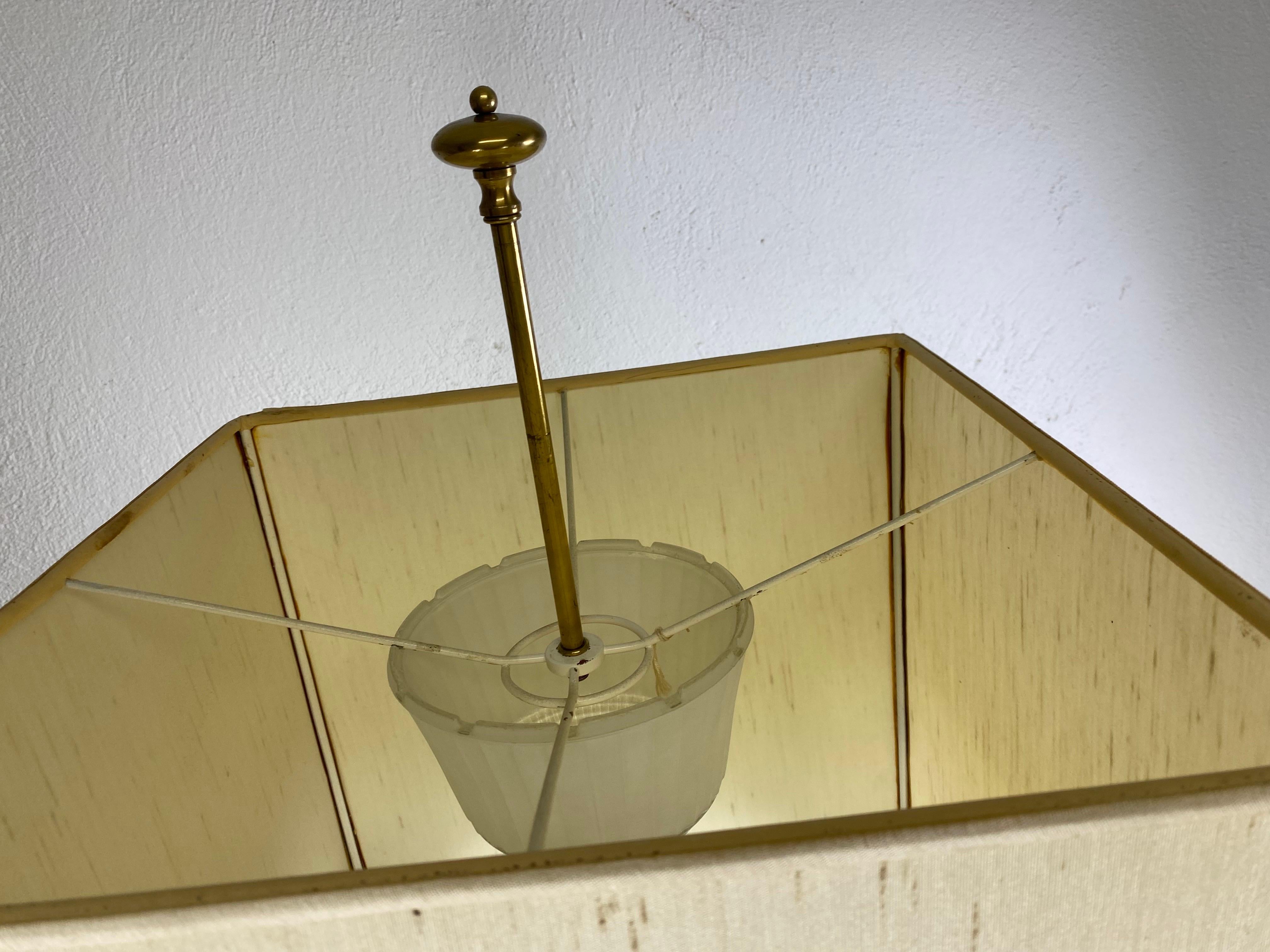 Mid-20th Century Mid century oversized Asian style table lamp after James Mont. For Sale