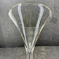 Mid-Century Modern Jumbo Martini Glass Sculpture, Hand-Crafted, 1960s