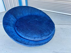 Mid Century Oversized Round "Satellite" Lounge Chair by Milo Baughman